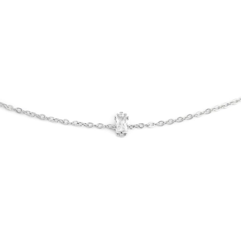BRACCIALE 19CM CON CUBIC ZIRCONIA BAUGETTE