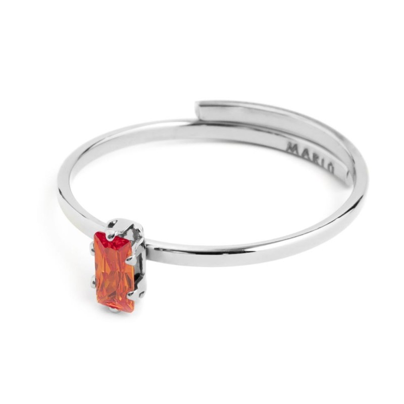 AN TG12 REGOL CON CUBIC ZIRCONIA BAUGETTE