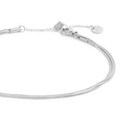 CAVIGLIERA MUTLIFILO CATENA SNAKE QUADRATA