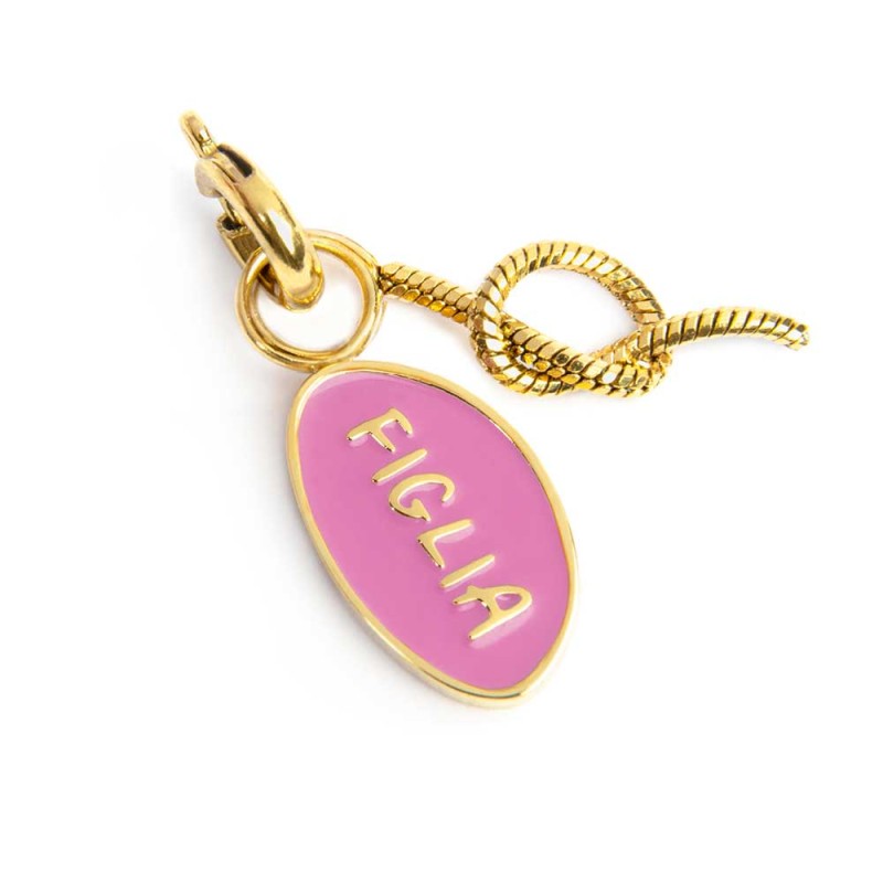 Charm figlia e nodo