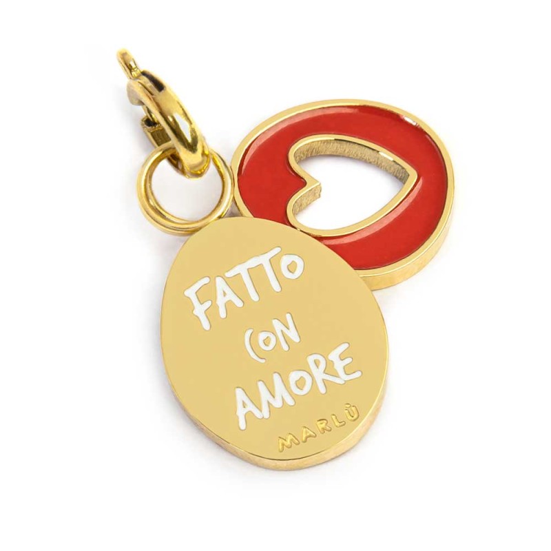 Charm made with love e cuore