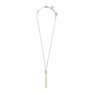 S.STEEL AND S.S.GOLD IP NECKLACE KNOT CUTTING FACE SNAKE AND SERPENTINE CHAIN S.steel necklace on the center pendant knot 6*4,5
