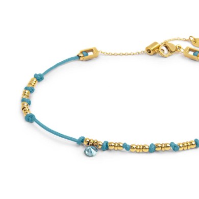 CAVIGLIERA CON CORDINO E CUBIC ZIRCONIA