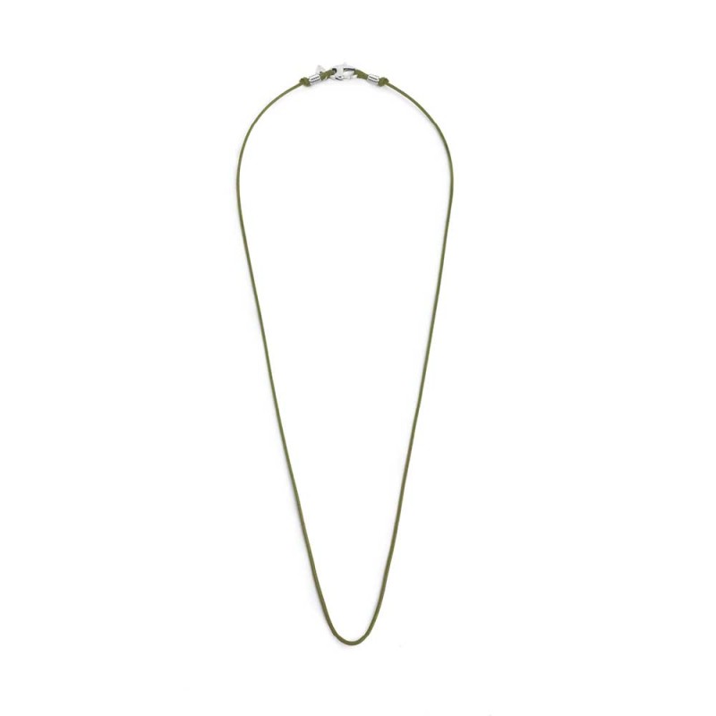 Bracciale cordino cerato trasformabile in collana