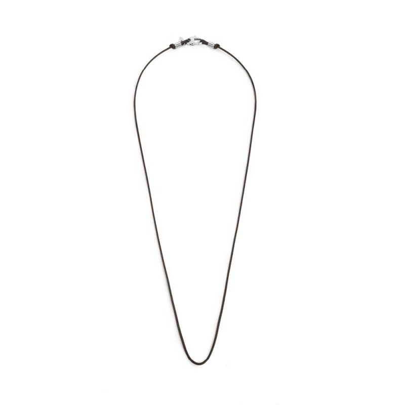 Bracciale cordino cerato trasformabile in collana
