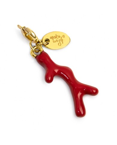 Charm corallo grande
