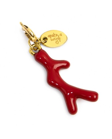 Charm corallo grande