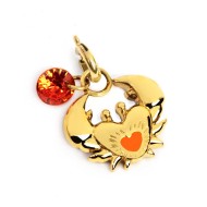 CH GRANCHIO CON SMALTO ARANCIO
