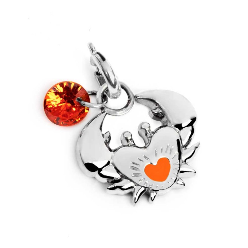 CH GRANCHIO CON SMALTO ARANCIO