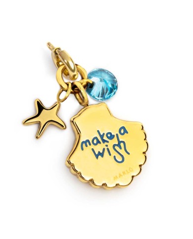 Charm conchiglia con perla