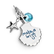 Charm conchiglia con perla