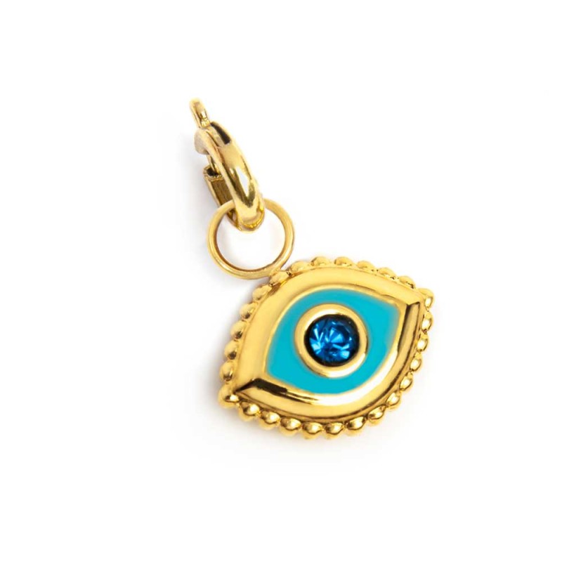 CH OCCHIO CON CRISTALLO BLU