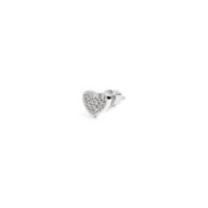 Orecchino cuore con cristalli