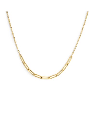 Collana catena lip cable e centrale a catena cable con texture