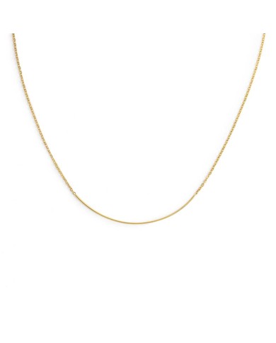 Collana catena cutting cross con centrale filo rigido