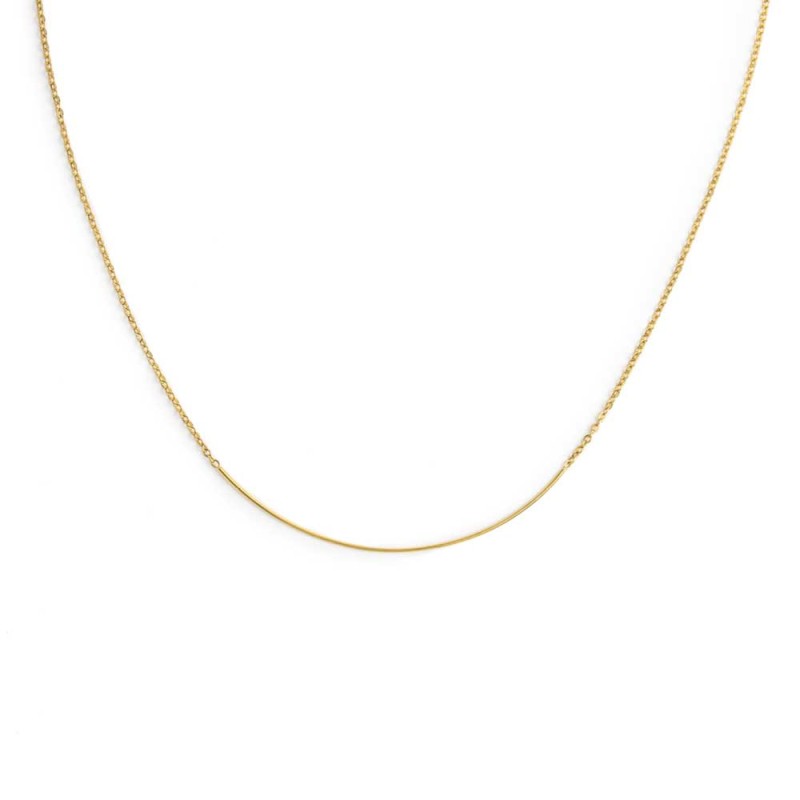 COLLANA ACC CON CAT CUTTING CROSS CON CENTRALE FILO RIGIDO