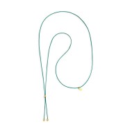 COLLANA A LACCIO CON CORDINO CON ELEMENTI IN ACCIAIO