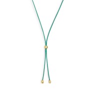 COLLANA A LACCIO CON CORDINO CON ELEMENTI IN ACCIAIO