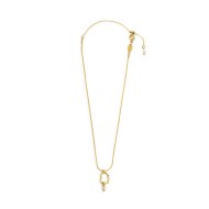 CN ACC CAT CON CENTRALE A FORMA ORGANICA CON PERLA PENDENTE