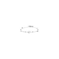 BRACCIALE CUORE MADR PERLA CON PEND EM E CZ