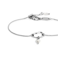 BR ACC CAT CON CENTRALE A FORMA ORGANICA CON PERLA PENDENTE