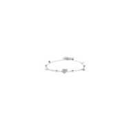 Bracciale cuore madreperla con sfere e zirconi