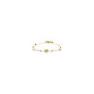 BRACCIALE CUORE MADR PERLA CON PEND EM E CZ