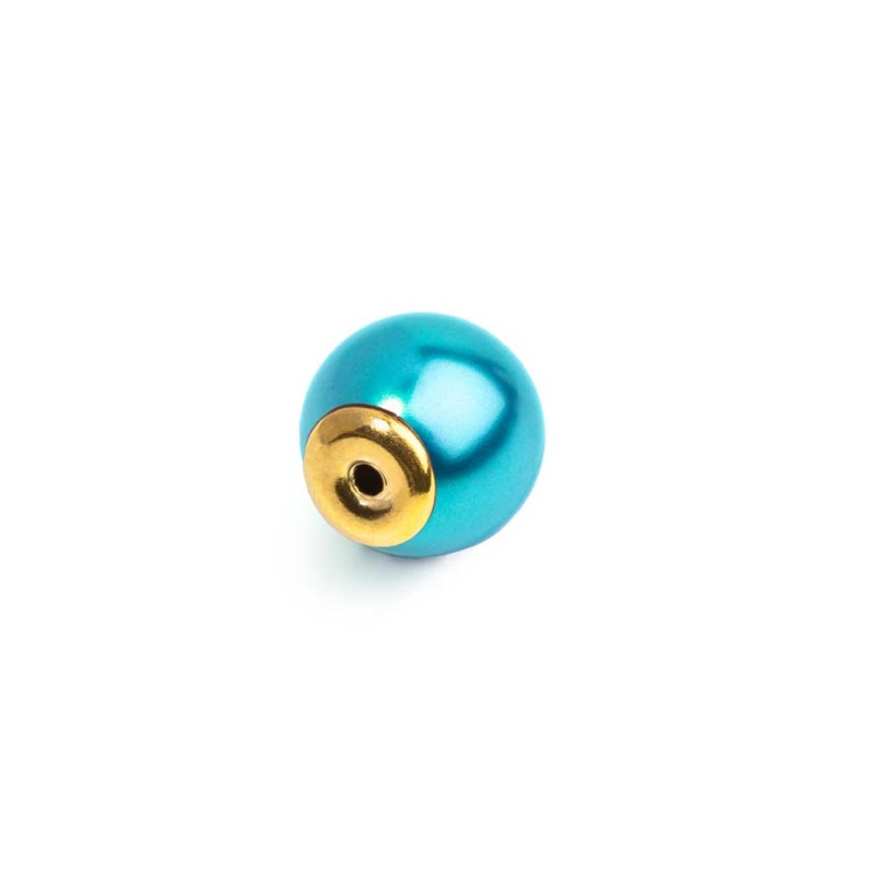 CHIUSURA PERLA RIVESTITA DIAMETRO 8 MM