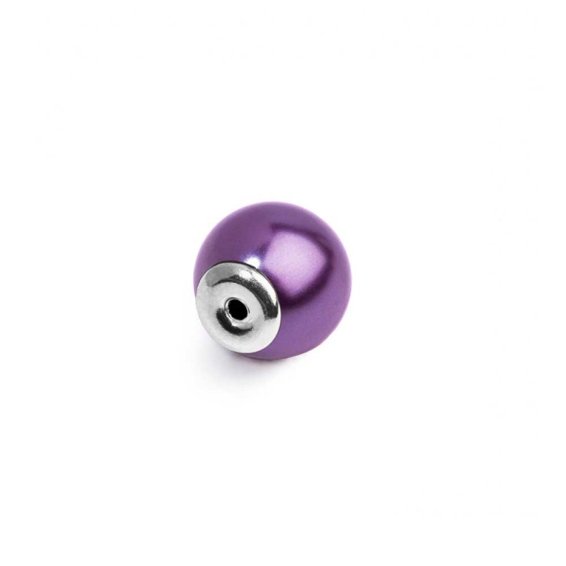 CHIUSURA PERLA RIVESTITA DIAMETRO 8 MM