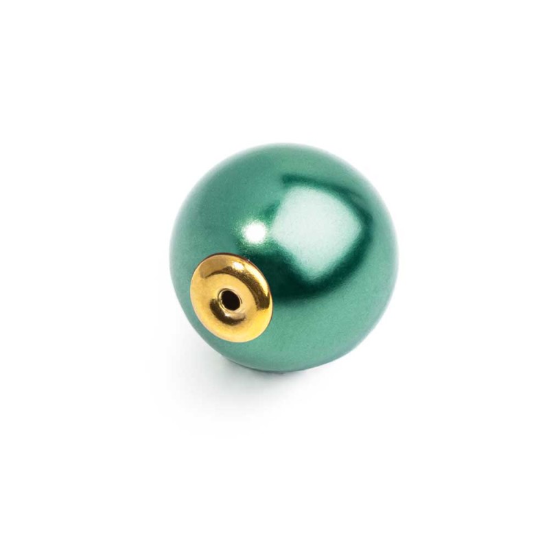 CHIUSURA PERLA RIVESTITA DIAMETRO 12 MM