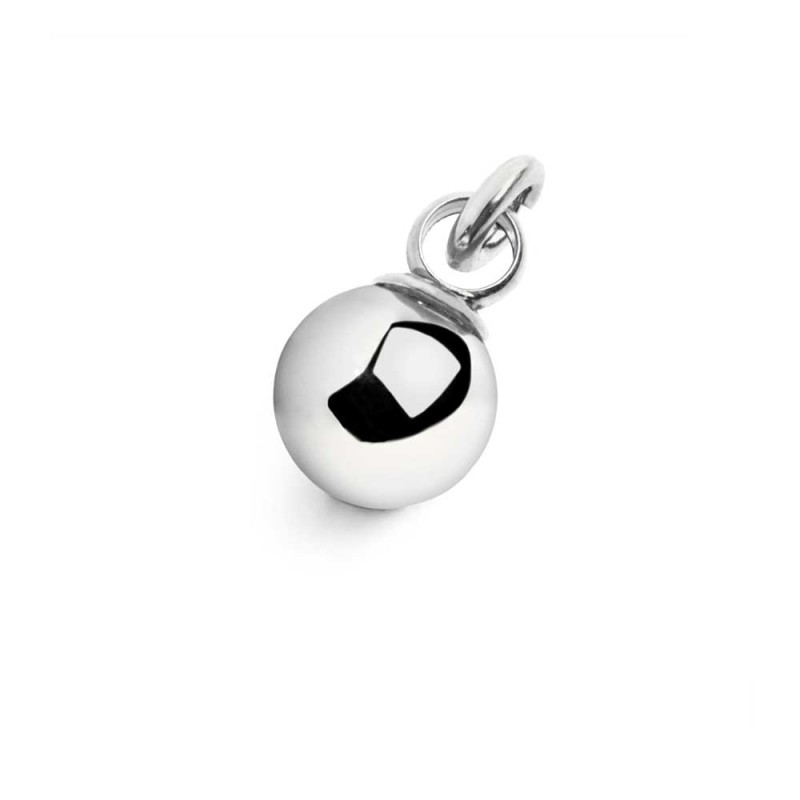 Charm perla rivestita 8mm