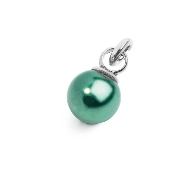 Charm perla rivestita 8mm