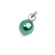 Charm perla rivestita 8mm