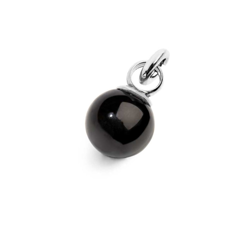 Charm perla rivestita 8mm