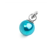 Charm perla rivestita 8mm