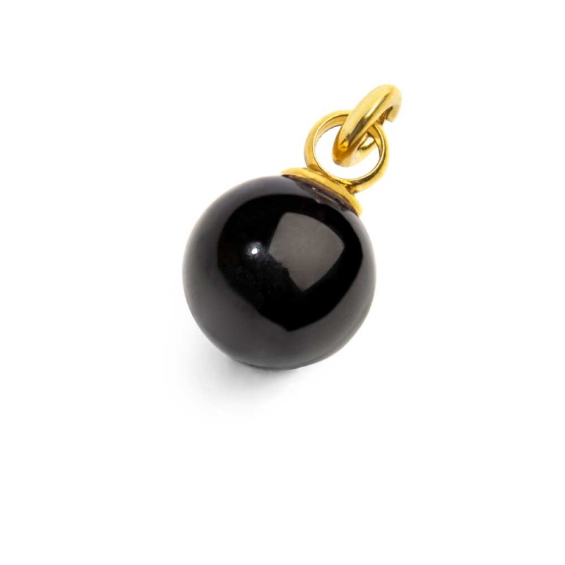 Charm perla rivestita 10mm