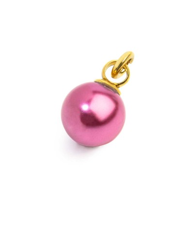 Charm perla rivestita 10mm