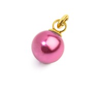 Charm perla rivestita 10mm