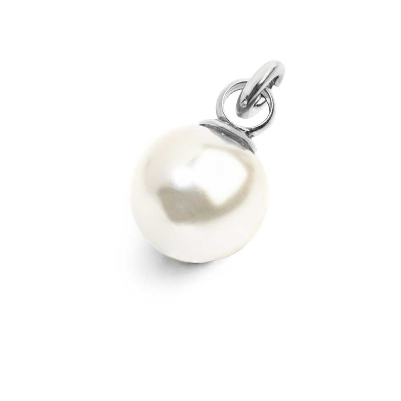 Charm perla rivestita 10mm