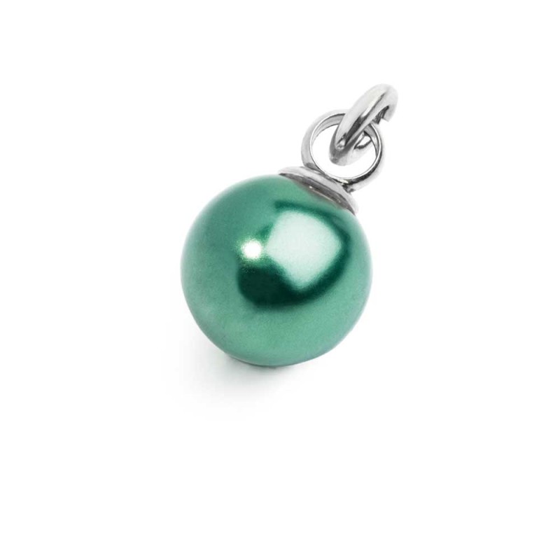 Charm perla rivestita 10mm