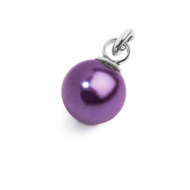 Charm perla rivestita 10mm