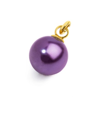 Charm perla rivestita 12mm