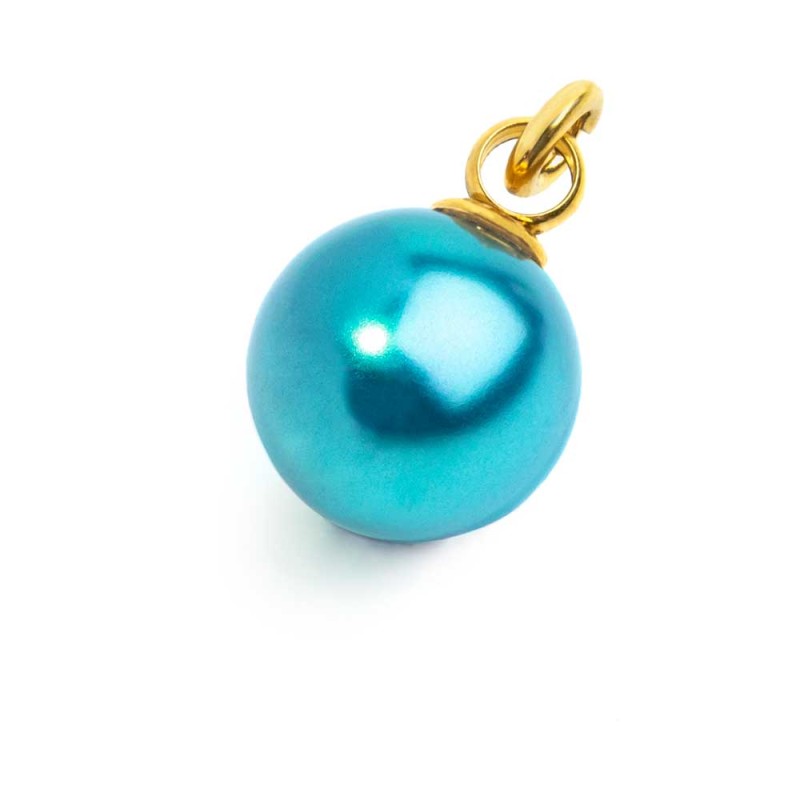 Charm perla rivestita 12mm
