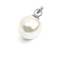 Charm perla rivestita 12mm