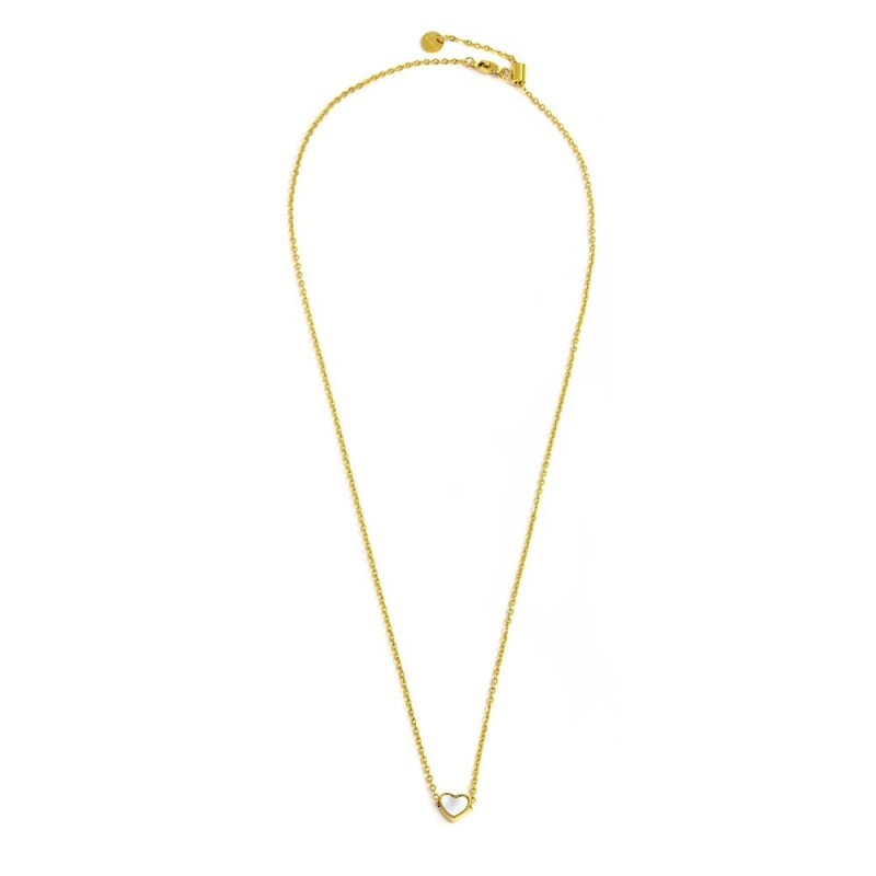 Collana cuore madreperla