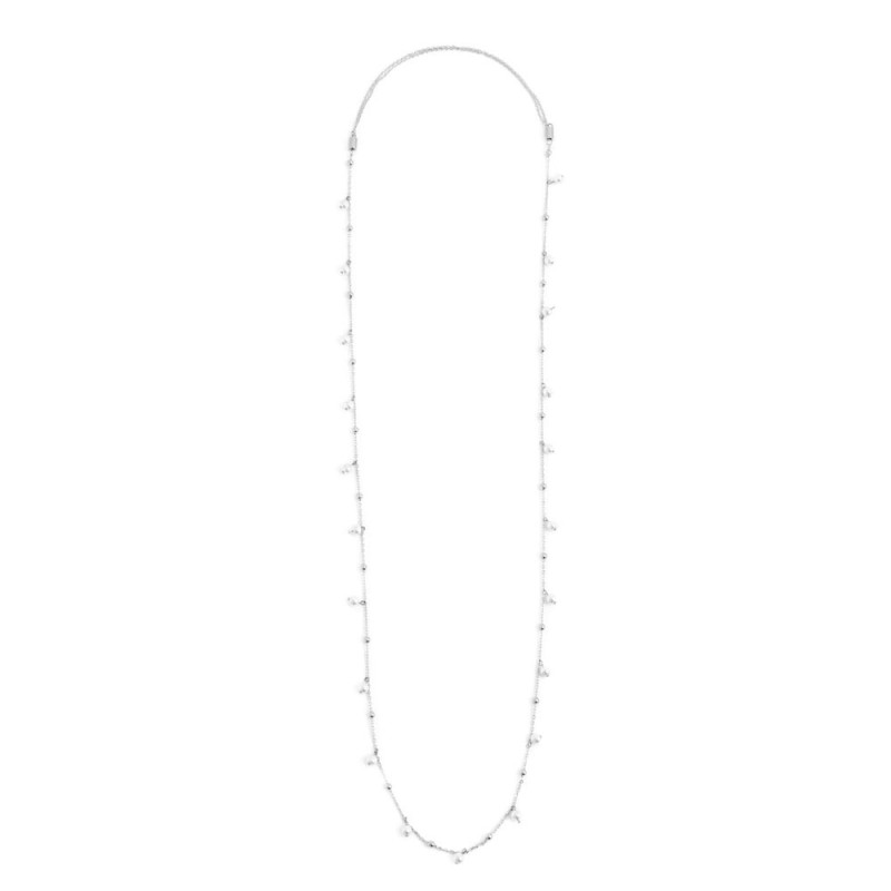 COLLANA CON PERLE PEND E SFERE