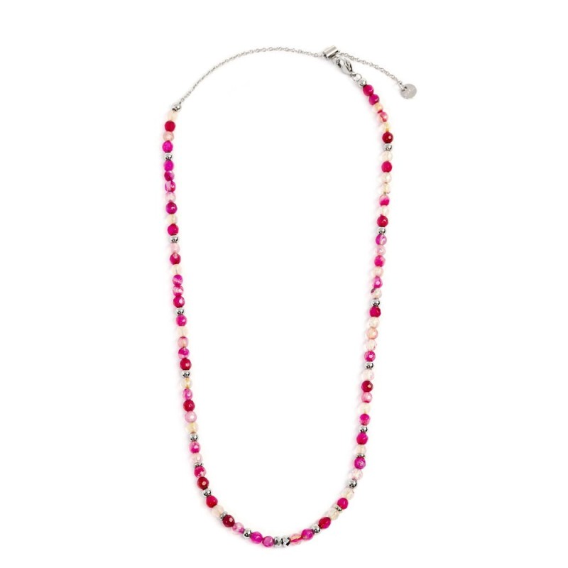 Collana agata sfaccettata