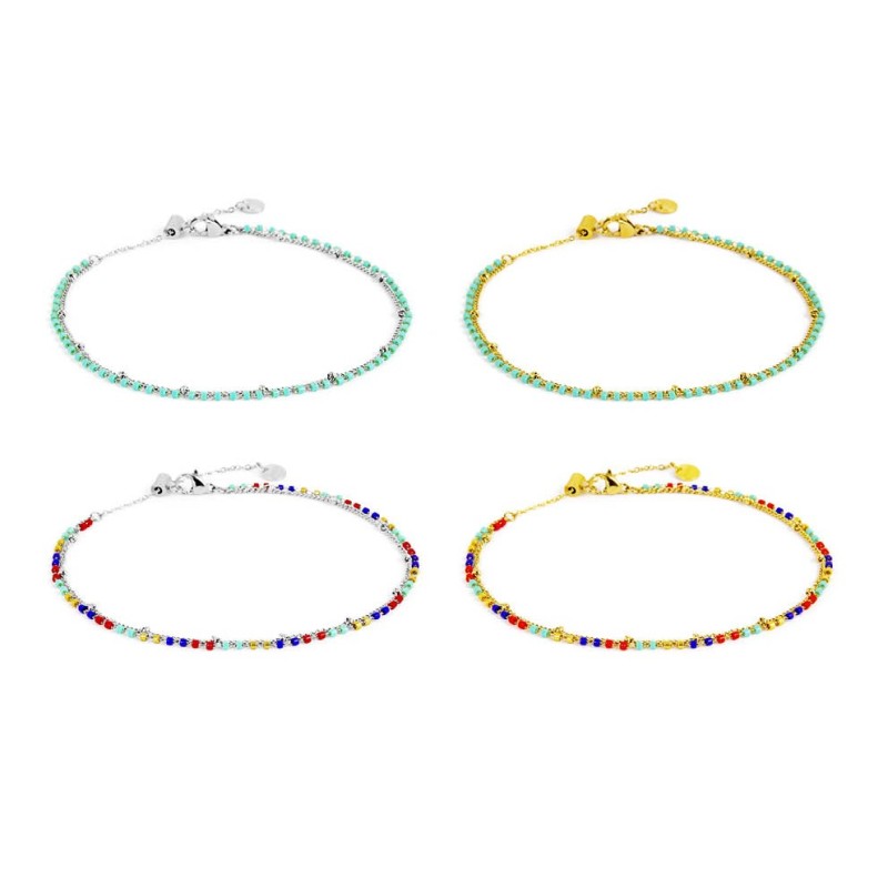 Cavigliera catena grumetta e myuki