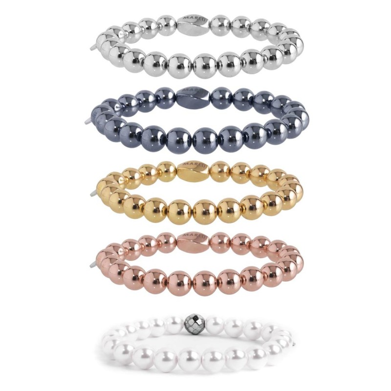 Bracciale elastico sfere 8mm