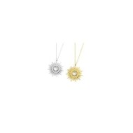 COLLANA CON PENDENTE SOLE 50 MM